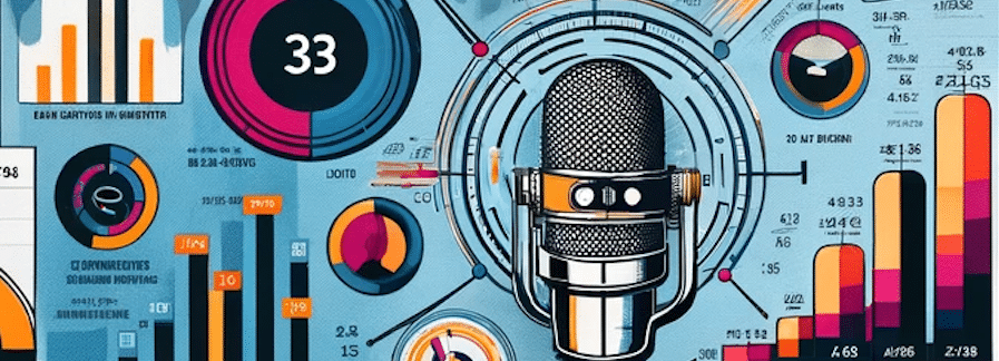 infographie : les chiffres du podcast en 2023 - micro et graphiques - lancer votre podcast