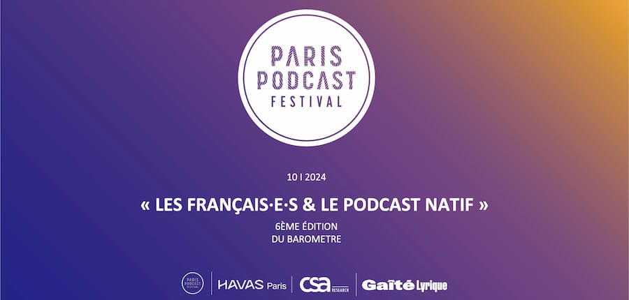 2024 - les francais et francaises et le podcast natif