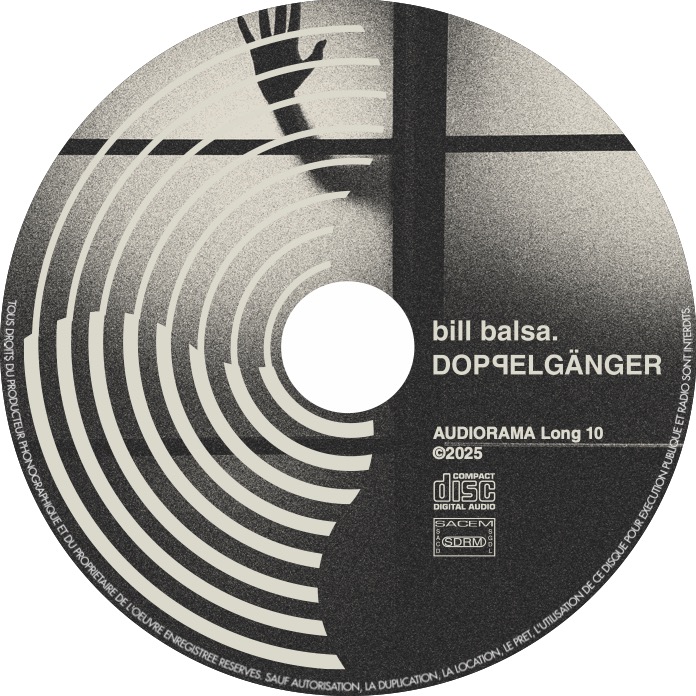 rond_CD-bill balsa doppelganger - souscription rond CD Bill Balsa Doppelgänger - souscription