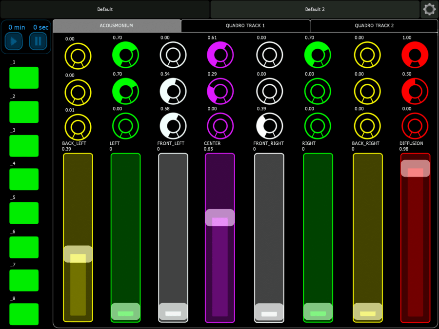 Lemur- interface principale pour acousmonium octophonique Ableton Live Lemur- interface principale pour acousmonium octophonique Ableton Live