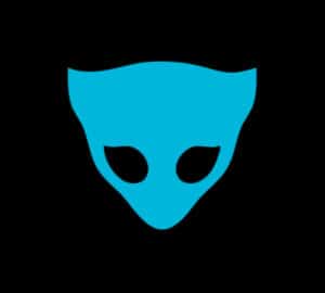 le logo de LEMUR bleu sur fond noir