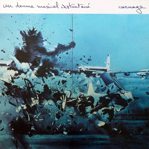 Carnage, un album du Drame Musical Instantané, produit par Jean-Jacques Birgé