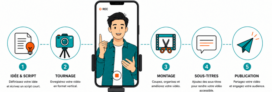 les différentes problématiques des vidéos courtes pour introduire au sondage de la rentrée