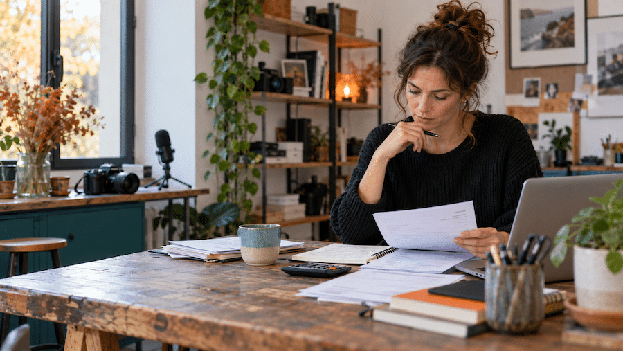 Faut-il produire vos médias vous-même ? Une entrepreneuse en train d'arbitrer ses choix médias